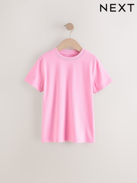 Pink Regular Fit Short Sleeve T-Shirt (3-16yrs) (AG3355) | £3.50 - £6.50