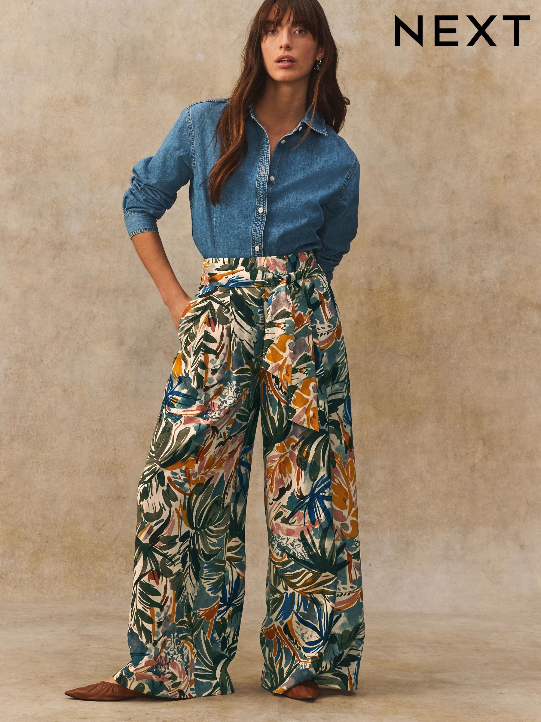アメリ/FLOWER PRINT VELOUR PANTS Ameri（アメリ）の「FLOWER PRINT VELOUR PANTS（その他パンツ