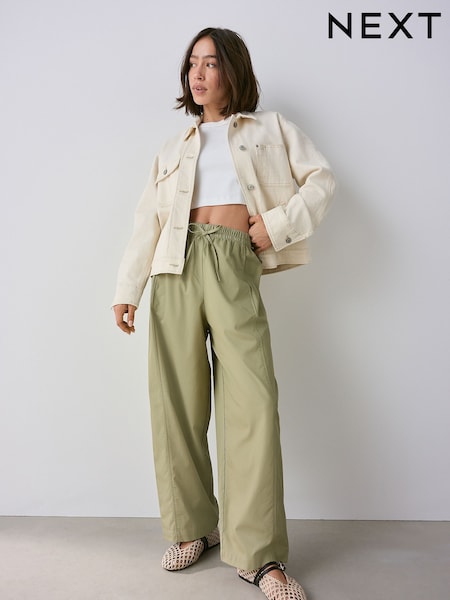 Khaki Green Balloon Leg Trousers (AG3684) | £38