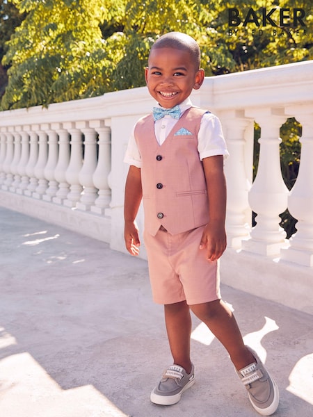 Baker by Ted Baker Shirt Waistcoat and Shorts Set (AG3690) | £65 - £70