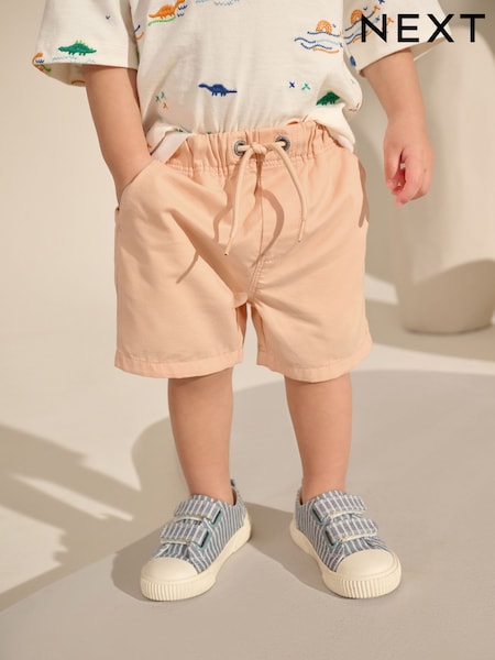 Peach Orange Pull On Shorts (3mths-7yrs) (AG3800) | £5 - £7