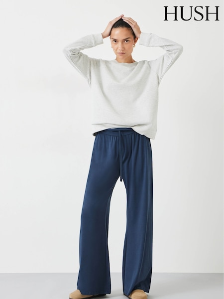 Hush Blue Amie Wide Leg Joggers (AG4083) | £60