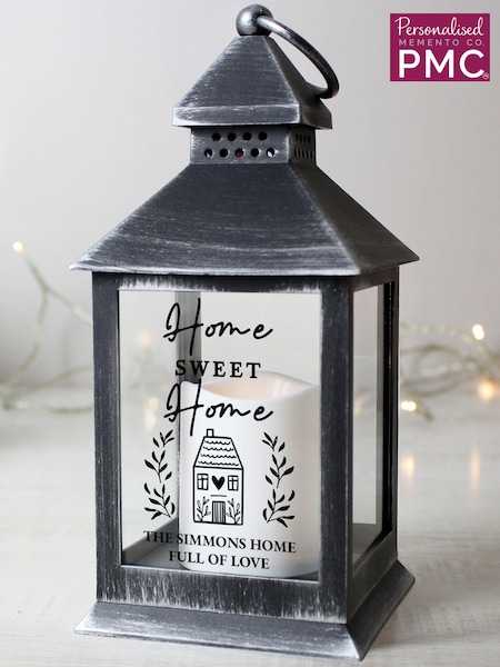 Personalised Home Sweet Home LED Lantern by PMC (AG4153) | £18