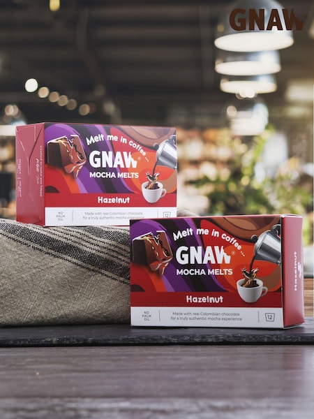 Gnaw 2 Pack Red Hazelnut Praline Hazelnut Praline Chocolate Mocha Melts (AG4211) | £24