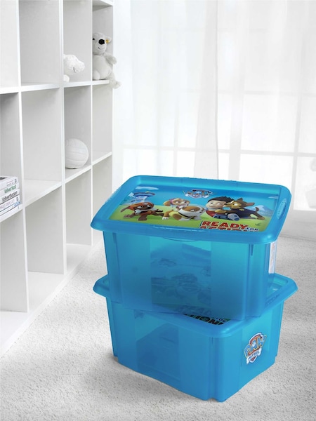Keeper 2 Pack Paw Patrol Stacking Storage Box With Lids 24L (AG4520) | £30