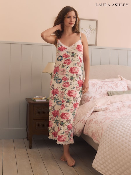 Laura Ashley Pink Peony Slip Dress (AG4908) | £39