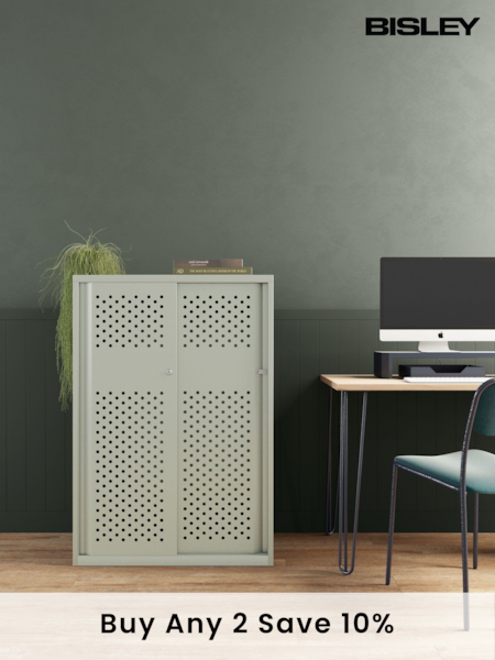 Bisley Door Glide Cabinet with Sliding Door Large Wide (AG4951) | £625