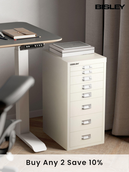Bisley White MultiDrawer A4 Filing Cabinet (AG4978) | £150