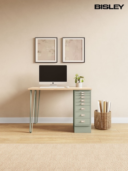 Bisley Green MultiDesk With Filing Standard Cabinet (AG4994) | £445