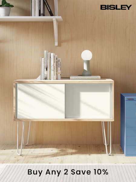 Bisley White MultiSideboard With Sliding Door (AG5000) | £295