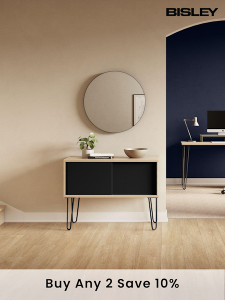 Bisley Black MultiSideboard With Sliding Door (AG5014) | £295