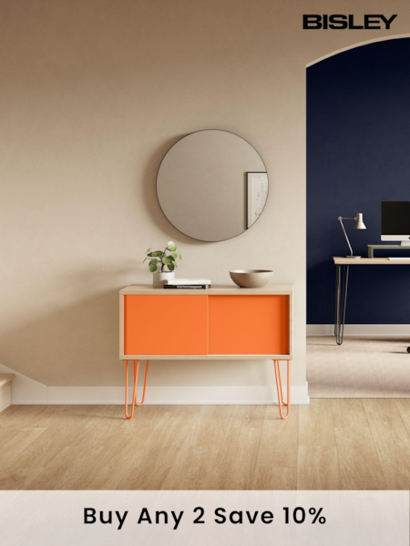 Bisley Orange MultiSideboard With Sliding Door (AG5021) | £295