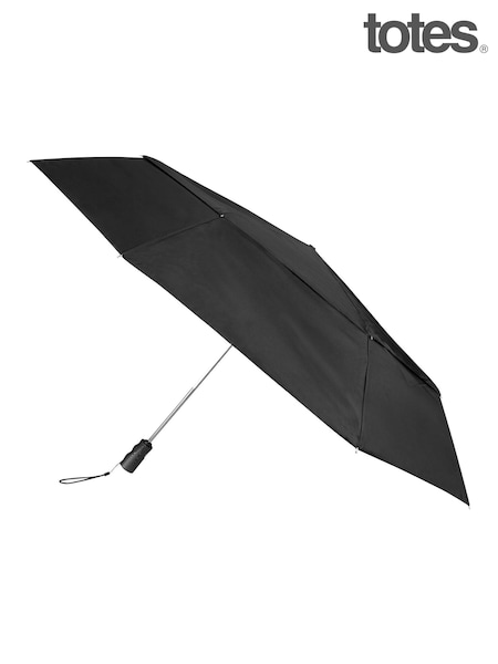 Totes Black X-tra Strong Automatic Big Top Eco-Brella Umbrella (AG5034) | £34