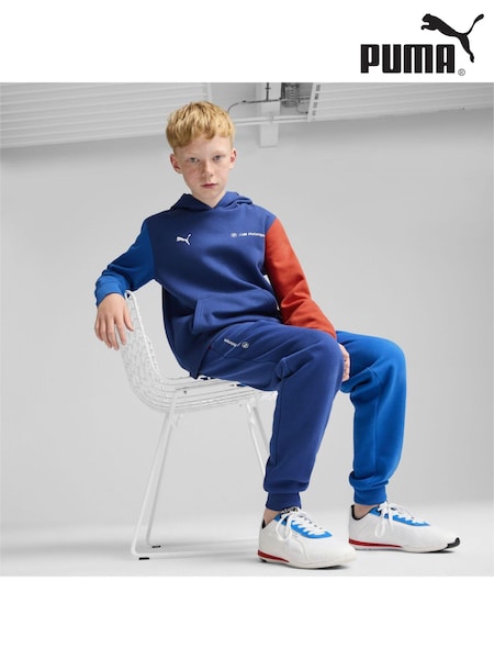 Puma Blue Boys BMW M Motorsport ESS + Fleece Hoodie (AG5259) | £45