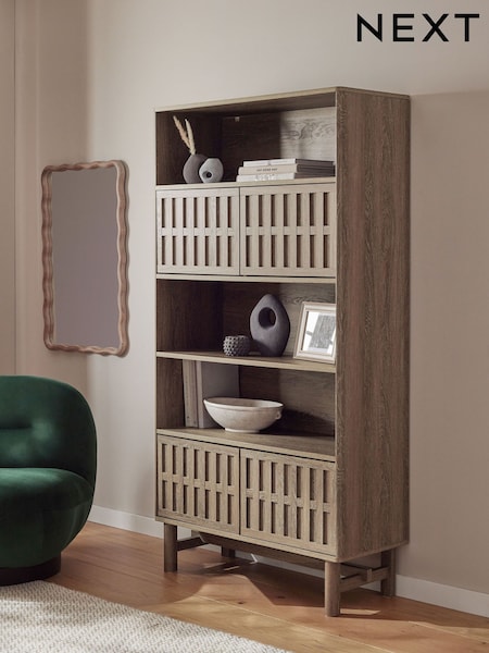 Dark Hoxton Textured Front Storage Shelf (AG5317) | £599