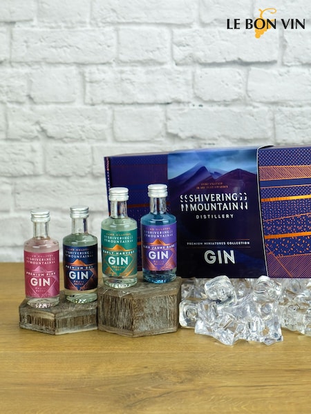 Le Bon Vin Shivering Mountain Gin Miniatures Gift Set (AG5367) | £32