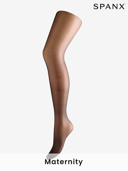 SPANX Mama Shaping Mid-Thigh Sheers Black Tights (AG5456) | £24