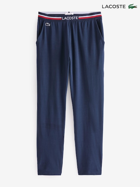 Lacoste Blue 100% Cotton Pyjamas (AG5519) | £50