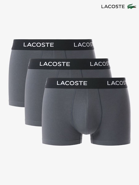 Lacoste Grey Boxers 3 Pack (AG5527) | £30