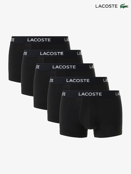 Lacoste Cotton Stretch Trunks 5 Pack (AG5679) | £55