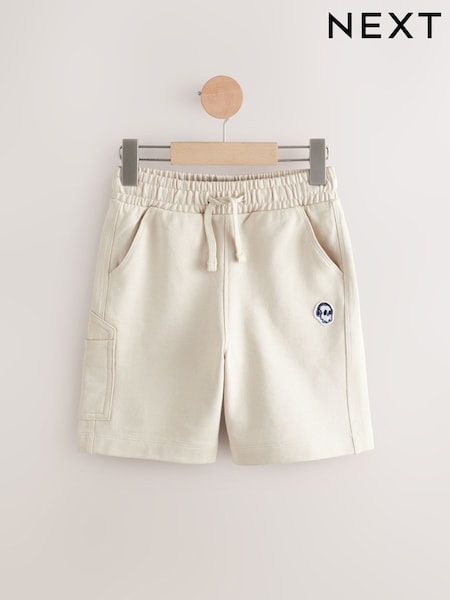 Stone 100% Cotton Carpenter Shorts (3-16yrs) (AG5811) | £11 - £16