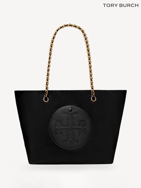 Tory Burch Black Ella Chain Tote (AG6966) | £320