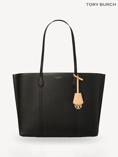 Tory Burch Black Perry Triple-Compartment Tote Bag (AG6984) | £425