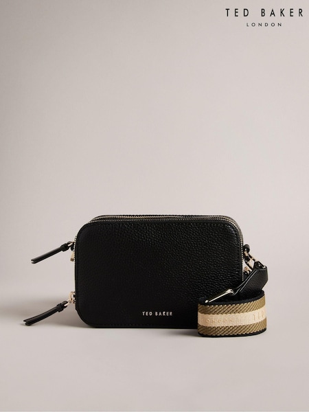 Ted Baker Black Mini Stunna Webbing Cross-Body Bag (AG7005) | £119