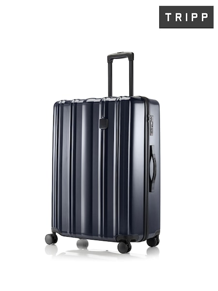 Tripp Blue Large Retro 4 Wheel Travel Suitcase (AG7069) | £69.50