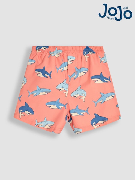 JoJo Maman Bébé Shark Print Swim Shorts (AG8223) | £17 - £19