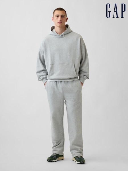 Grey - Regular Gap Heavyweight Relaxed Joggers