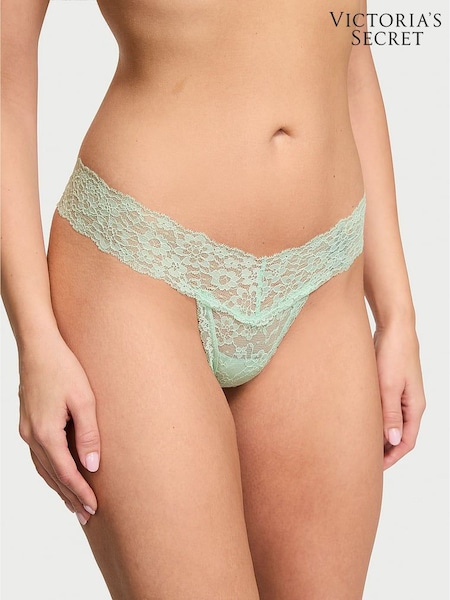 Victoria's Secret Pretty Mint Green Thong Knickers (AG8819) | £9