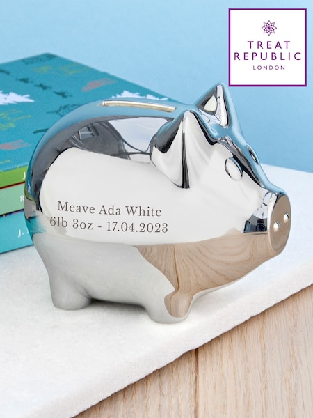 Personalised Piggy Bank by Treat Republic (AG9003) | £30