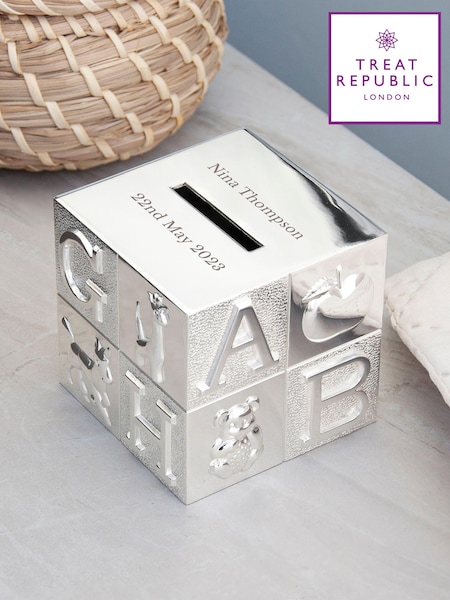 Personalised ABC Money Box by Treat Republic (AG9005) | £35