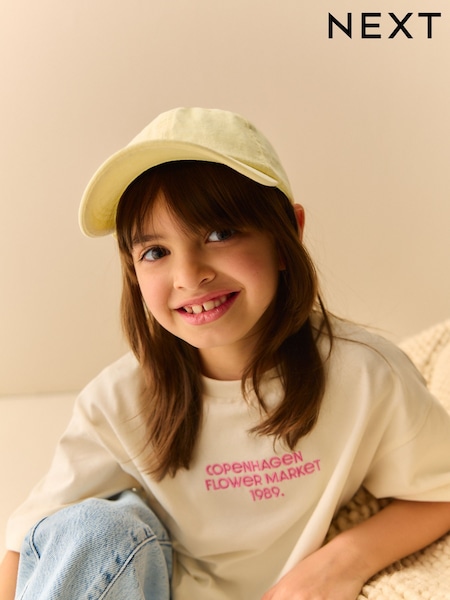 Yellow Baseball 100% Cotton Cap (1-16yrs) (AG9104) | £6 - £10