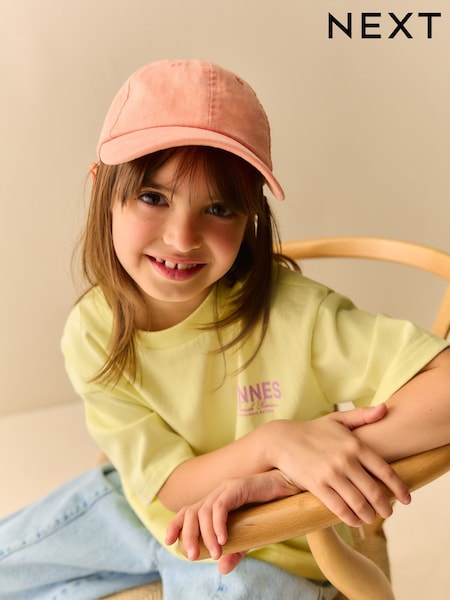 Orange Baseball 100% Cotton Cap (1-16yrs) (AG9108) | £6 - £10