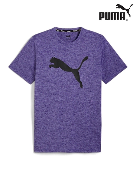 Puma Blue Mens Favourite Heather Cat Training T-Shirt (AG9515) | £25
