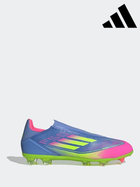 adidas Blue Adult F50 League Laceless Firm Blue Ground Boots (AH1239) | £85