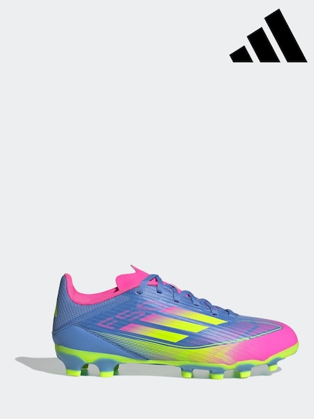 adidas Blue Kids F50 League Multi Ground Boots (AH1243) | £50