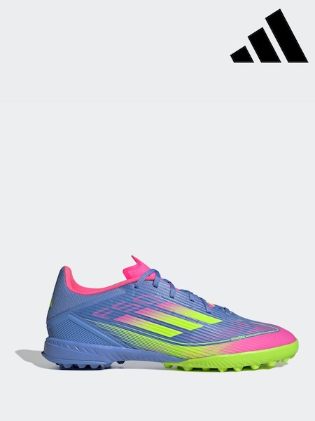 adidas Pink/Blue Adult F50 League Turf Boots (AH1249) | £80