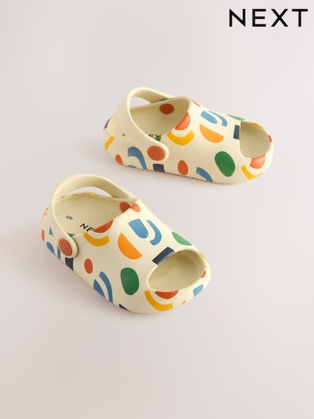 Neutral Bright Shapes Sliders with Backstrap (AH1477) | £8 - £10