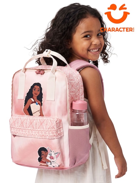 Pink - Character Disney Backpack Moana, Simea And Pua