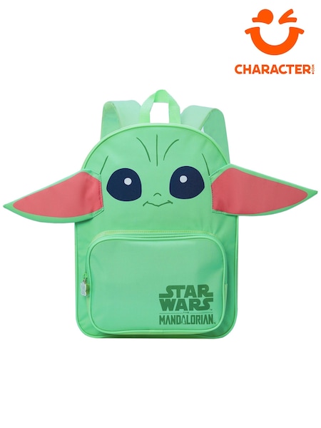 Green - Character Star Wars The Mandalorian Backpack Grogu With 3d Ears