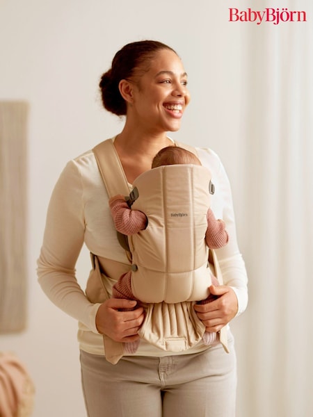 BabyBjörn Beige Baby Carrier Mini Woven (AH3068) | £89