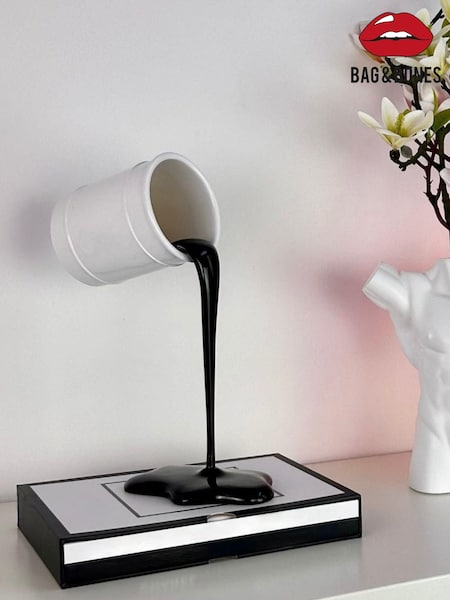 Bag & Bones Black Paint Pot Sculpture (AH3088) | £79