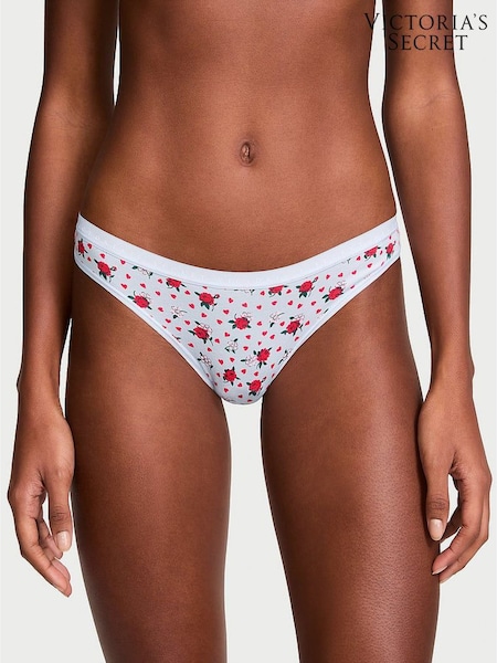Victoria's Secret Blue Floral Heart Bikini Knickers (AH3415) | £9
