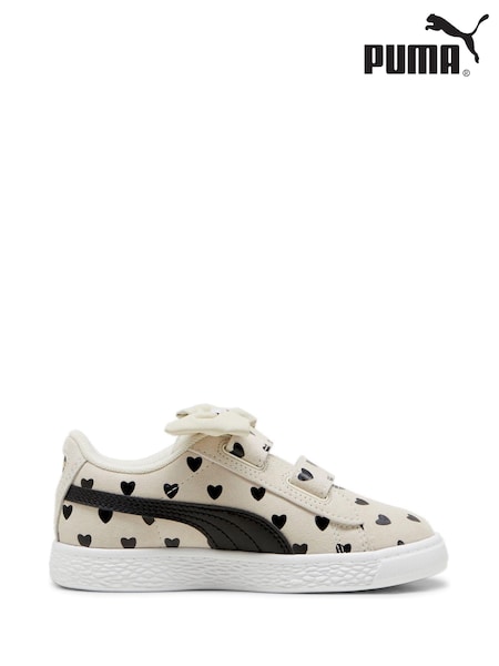 Puma White Kids Unisex Suede Classic LF Re Bow V Sneakers (AH3774) | £50