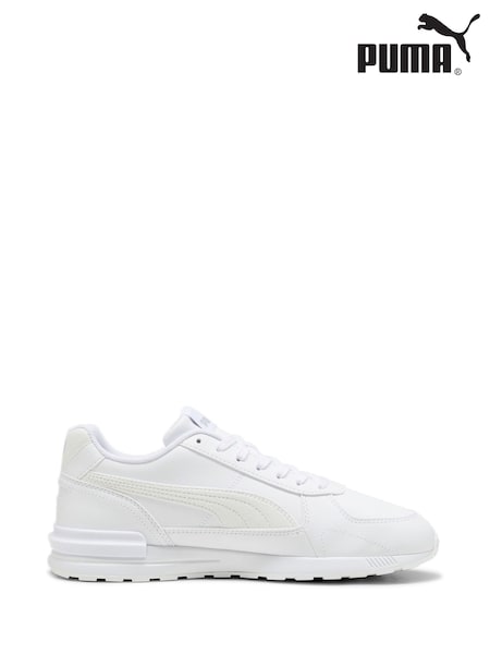 Puma White Unisex Graviton 2 Sneakers (AH3792) | £55