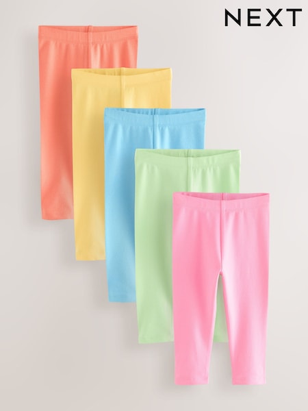 Multi Leggings 5 Pack (3mths-7yrs) (AH4083) | £15 - £19