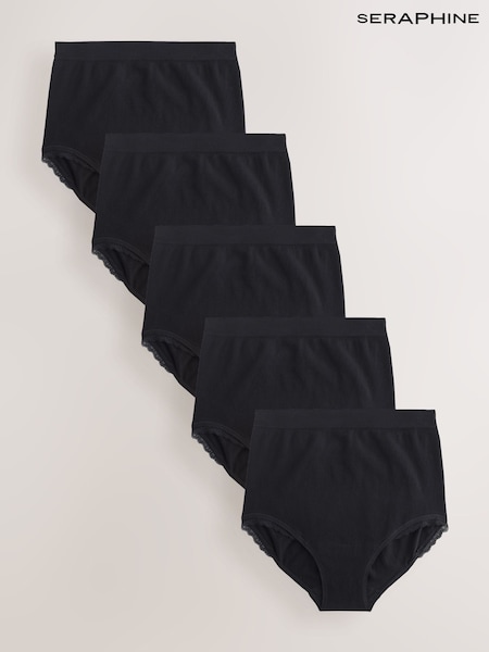 Seraphine Maternity Black Briefs 5 Pack (AH4557) | £32